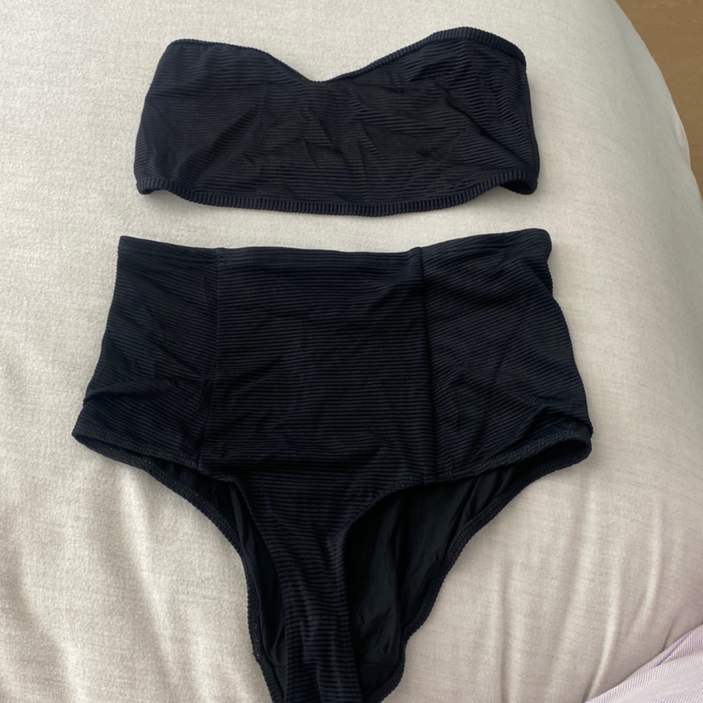 American apparel size M bathing suit set